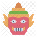 Khon Mask Mask Traditional Icon