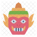 Khon Mask Mask Traditional 아이콘