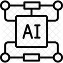 Ai Algorithmus Zeilensymbol Icon