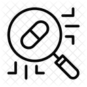 KI Arzneimittelforschung KI Verschreibung Kapseltechnologie Symbol