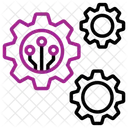 KI Einstellungen CPU Elektronik Symbol