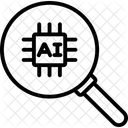Ai Forschungsliniensymbol Icon