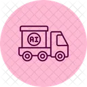 KI in der Logistik  Symbol