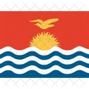 Ki Kiribati Flags Iso Icon