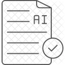 Ai Konformitat Thinline Symbol Symbol