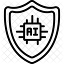 Ai Sicherheitsliniensymbol Icon