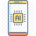 KI-Smartphone  Symbol