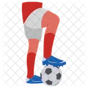 Kick Off Kick Football Icon