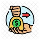 Kickback Money Business Icon