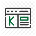 Kickstarter Crowdfunding Platform Icon