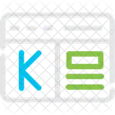 Kickstarter Crowdfunding Platform Icon