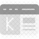 Kickstarter Crowdfunding Platform Icon