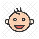 Smiling Baby Kid Icon