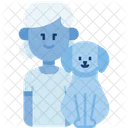 Kid and dog  Icon