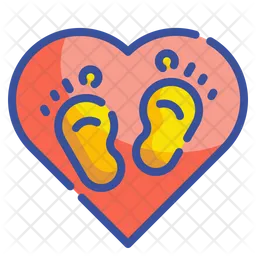 Kid Footprint  Icon