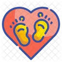 Kid Footprint Footprints Foot Icon