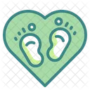 Kid Footprint Footprints Foot Icon