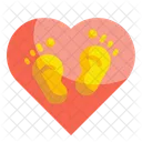 Kid Footprint Footprints Foot Icon