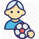 Handball Playing Man Icon