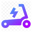 Kid Scooter Scooter Electric Transportation Icon