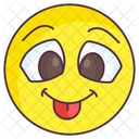 Kidding Emoji Crazy Expression Emotag Icon