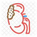 Kidney Cancer Breast Icon