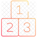Kids Blocks Building Blocks Toy Blocks Icon