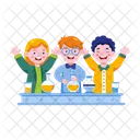 Kids Lab Experiment Students Icon