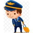 Kids Pilot Pilot Child Icon