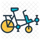 Pino Tandem Fahrrad Symbol