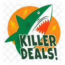 Killer Deals Fisch Angebote Symbol