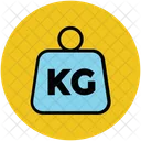 Kilogram Weight Ball Icon