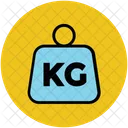 Kilogramo Peso Bola Icon