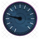 Kilometer Vector Kilometer Speedometer Icon