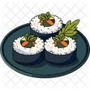 Kimbap Food Sushi Icon