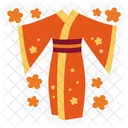Kimono Fashion Sticker Icon