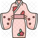 Kimono Female Costume Icon