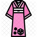 Kimono Japones Vestido Japones Japones Icono