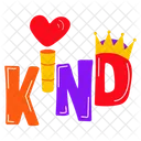 Kind Word Kind King Crown Icon