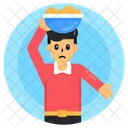 Kind Bauarbeiter  Symbol