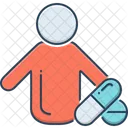 Kindlicher Patient  Symbol