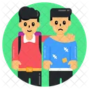 Kinderarbeit Freunde  Symbol