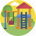 Kindergarten Slide Childhood Icon