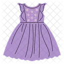 Kinderkleid Kleid Mode Symbol