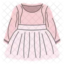 Kinderkleid Kleid Mode Symbol