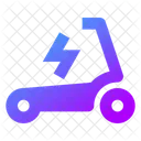 Kinderroller Elektroroller Transport Symbol