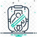 Baby Sitz Sicherheitsgurt Symbol