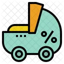 Kinder Pflege Wagen Symbol