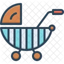 Kinderwagen Nachzugler Buggy Symbol