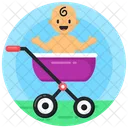 Kinderwagen Kinderbuggy Babywagen Symbol